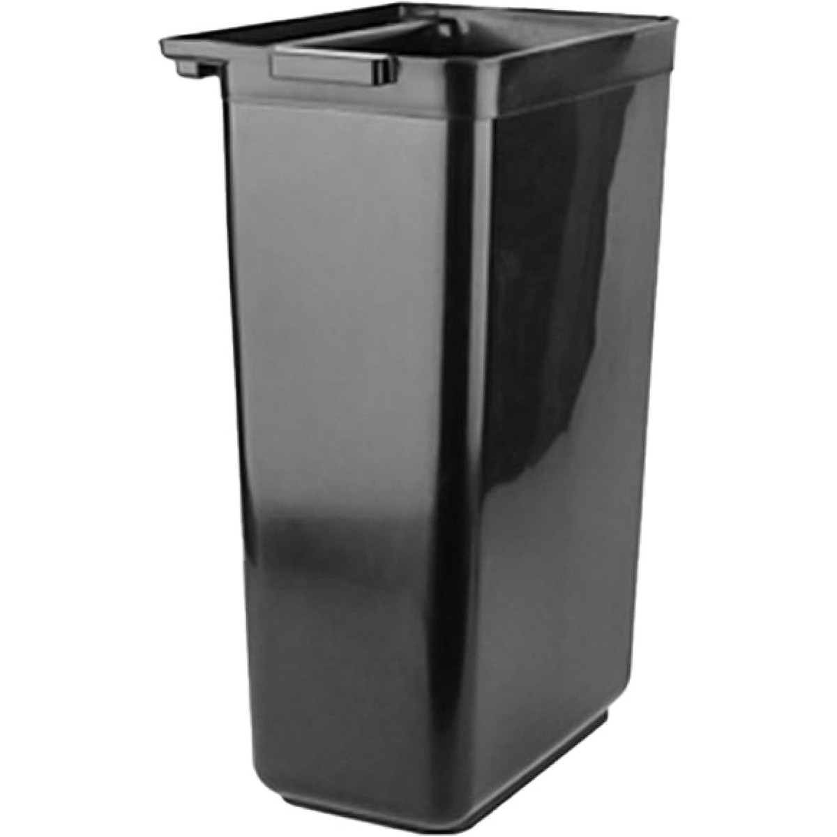 Rectangular Black Polypropylene Refuse Bin 330x240x560mm | JGM604