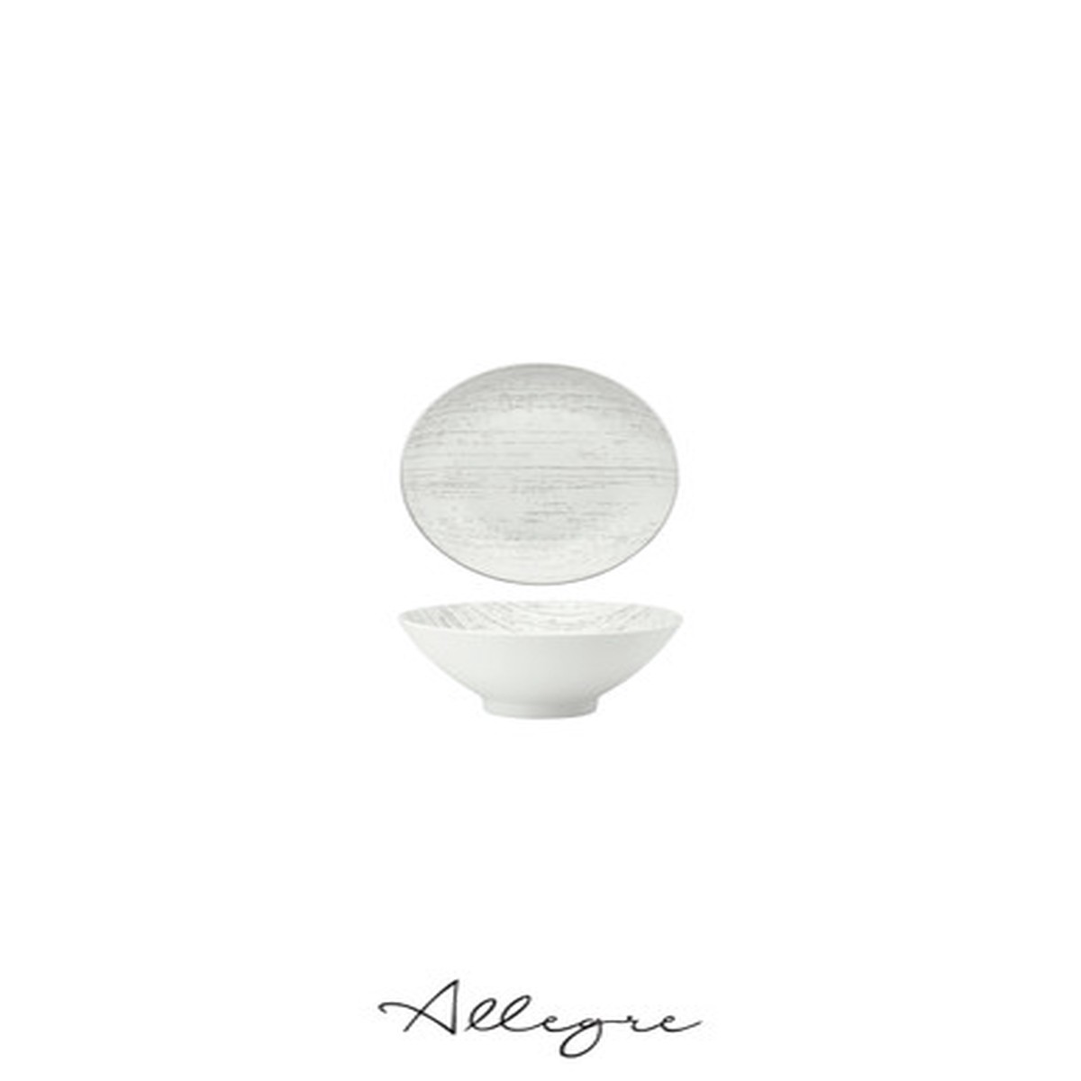 101 ml (3 oz) Dipping Dish 3.8 in. - Drizzle White