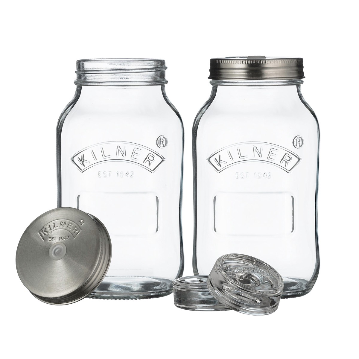 1 Litre Fermentation Jar Set Of 2