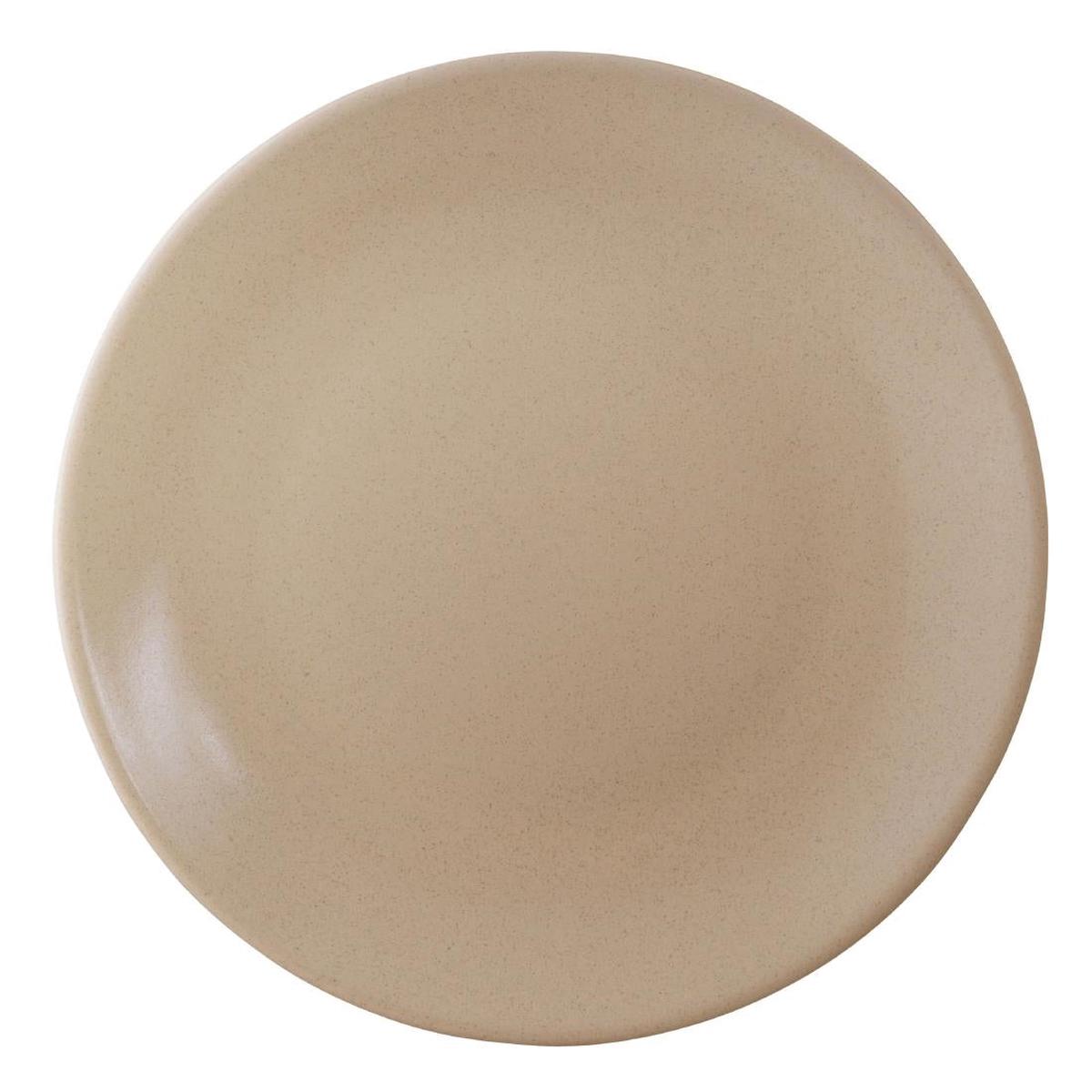 Zuma Sand Round Coupe Plates 310mm (3 Pack) (Pack of 3) PAS-FK345
