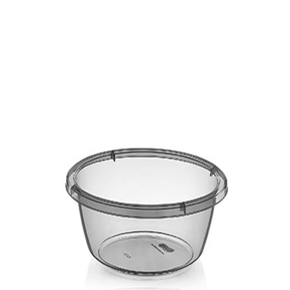1 lt Transparent Round Basin X2