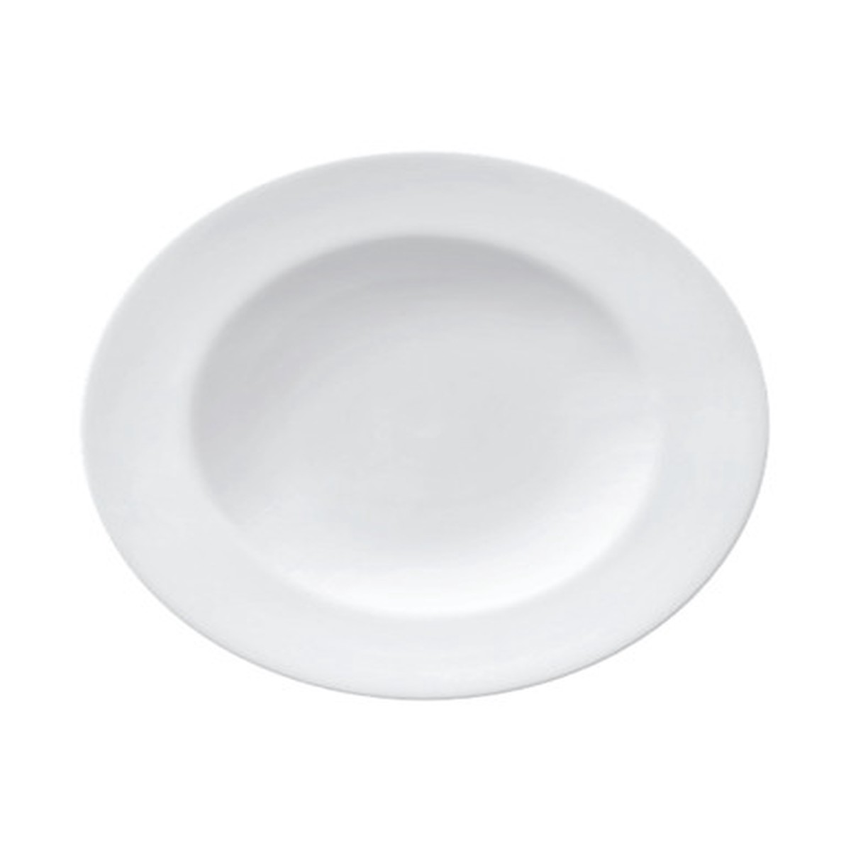 1.7 L (59.1 oz) Soup/ Pasta Plate 12.2 in. - Chinawhite
