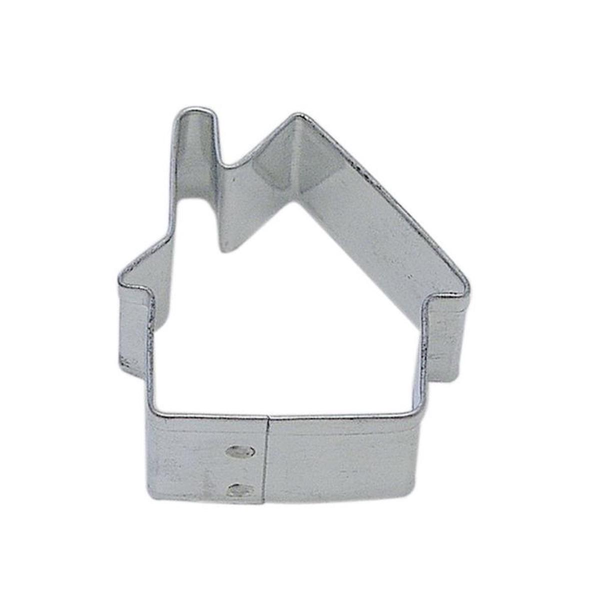 12-Piece Mini Gingerbread House Tinplate Steel Cookie Cutter & Recipe
