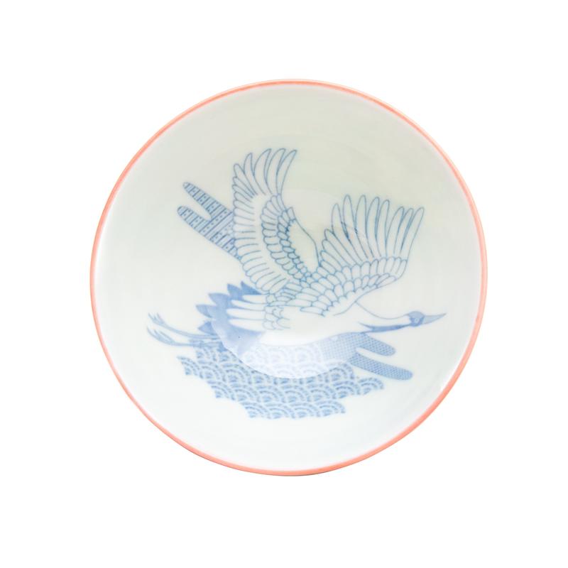 11.4cm Crane Porcelain Rice Bowl  M