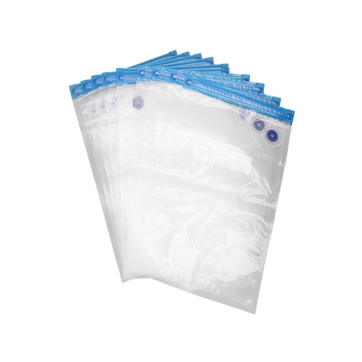 10Pc Food Safe Vacuum Bag26X28Cm-Clear