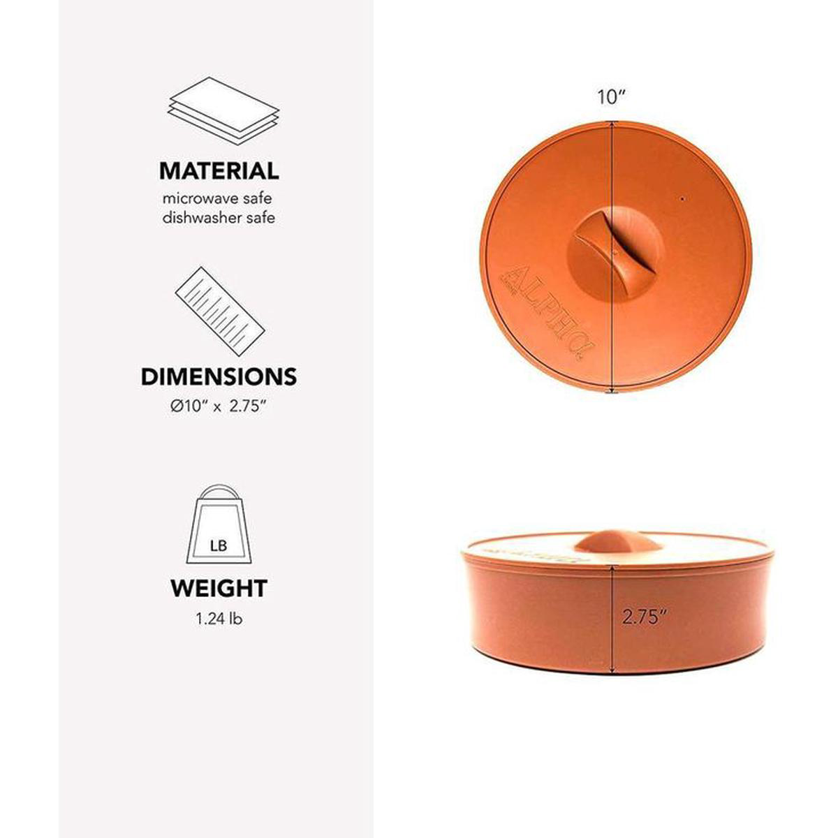 10 in Tortilla Warmer Microwaveable and Tight Insulated