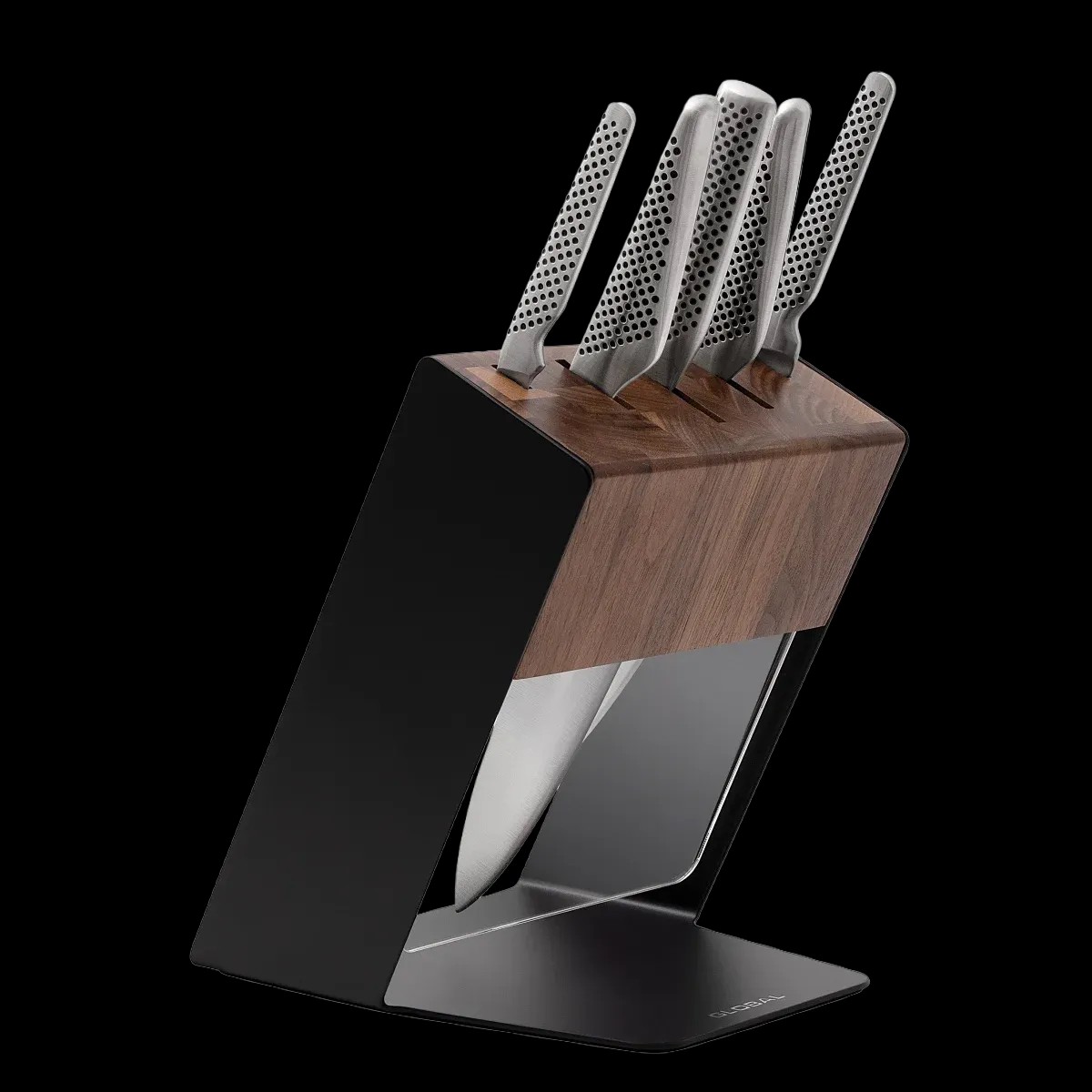 Global Katana 6-Piece Knife Block Set | Japanese Steel