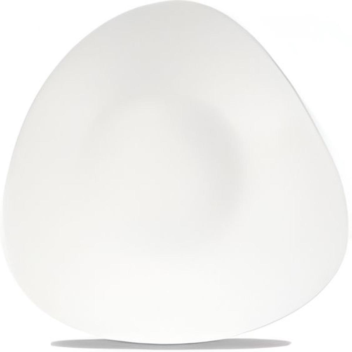Churchill - Super Vitrified 11" Lotus Triangle Shallow Bowl, Pack of 12 - WHTB271