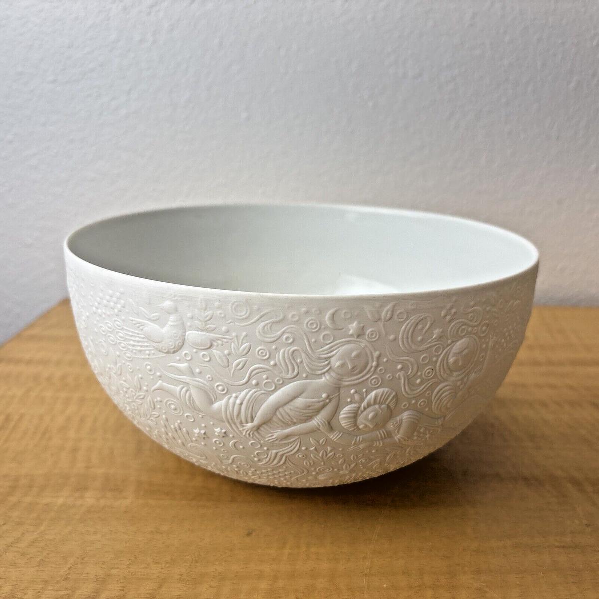 Rosenthal Bjorn Wiinblad Magic Flute White Bowl