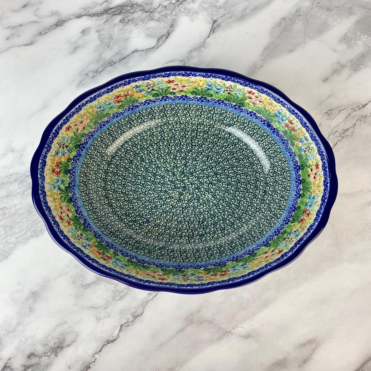 11 Wavy Unikat Serving Bowl - Shape 013 - Pattern U4893