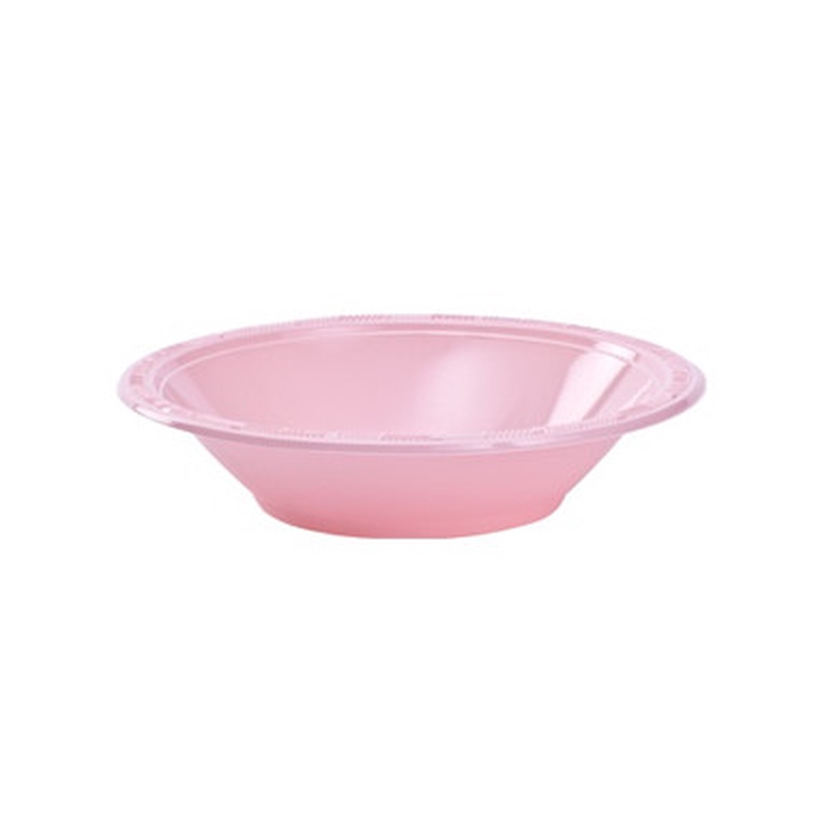 15 oz. Plastic Bowl - Pink - 50 Count