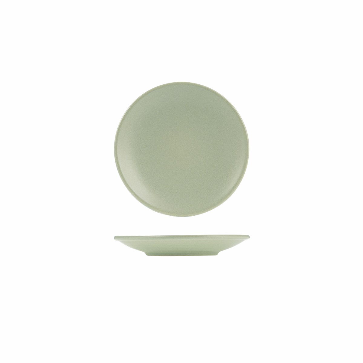 Zuma Pearl Pistachio - Coupe Tapas Plate 180mm: Pack of 6