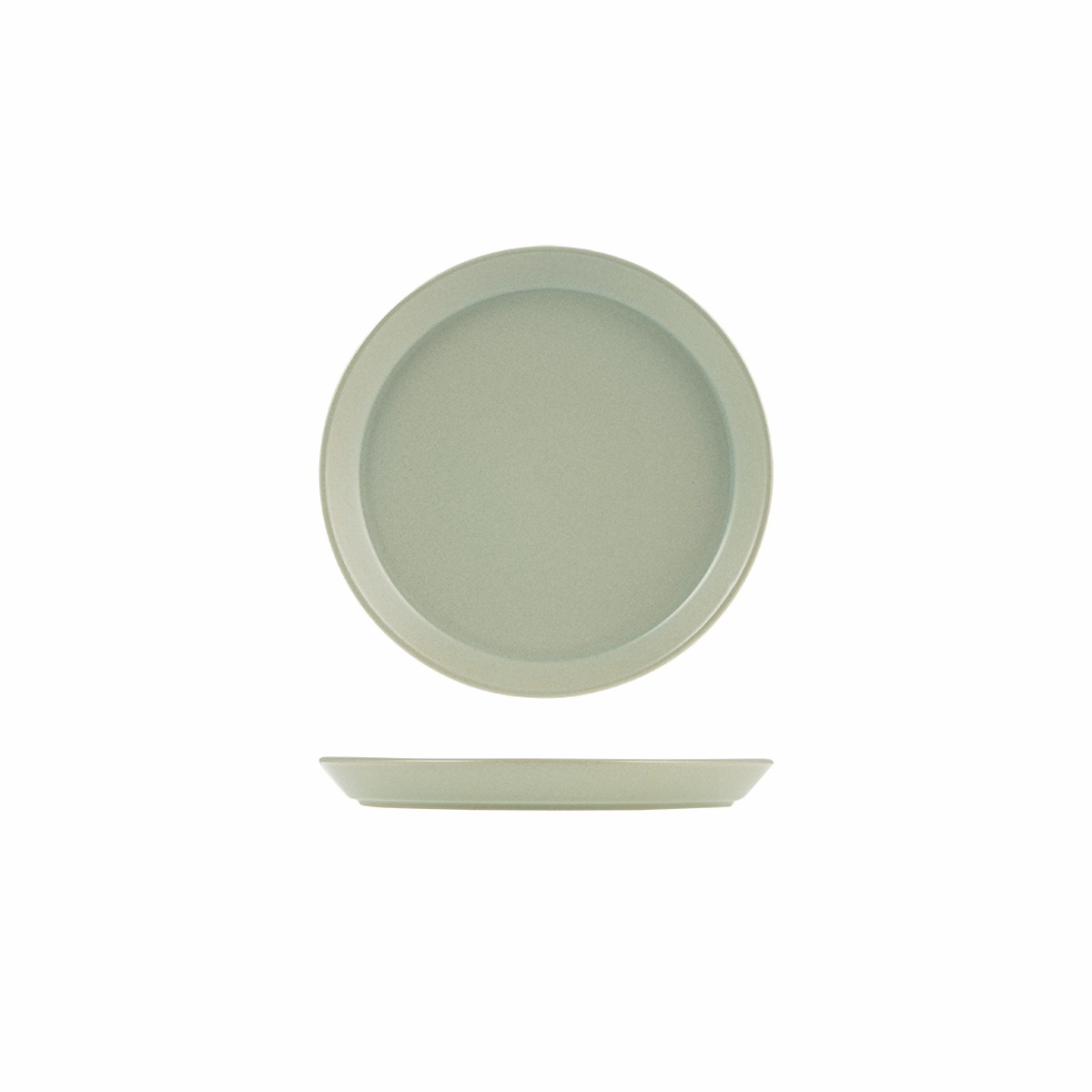 Zuma Pearl Pistachio - Tapered Plate 200mm: Pack of 6