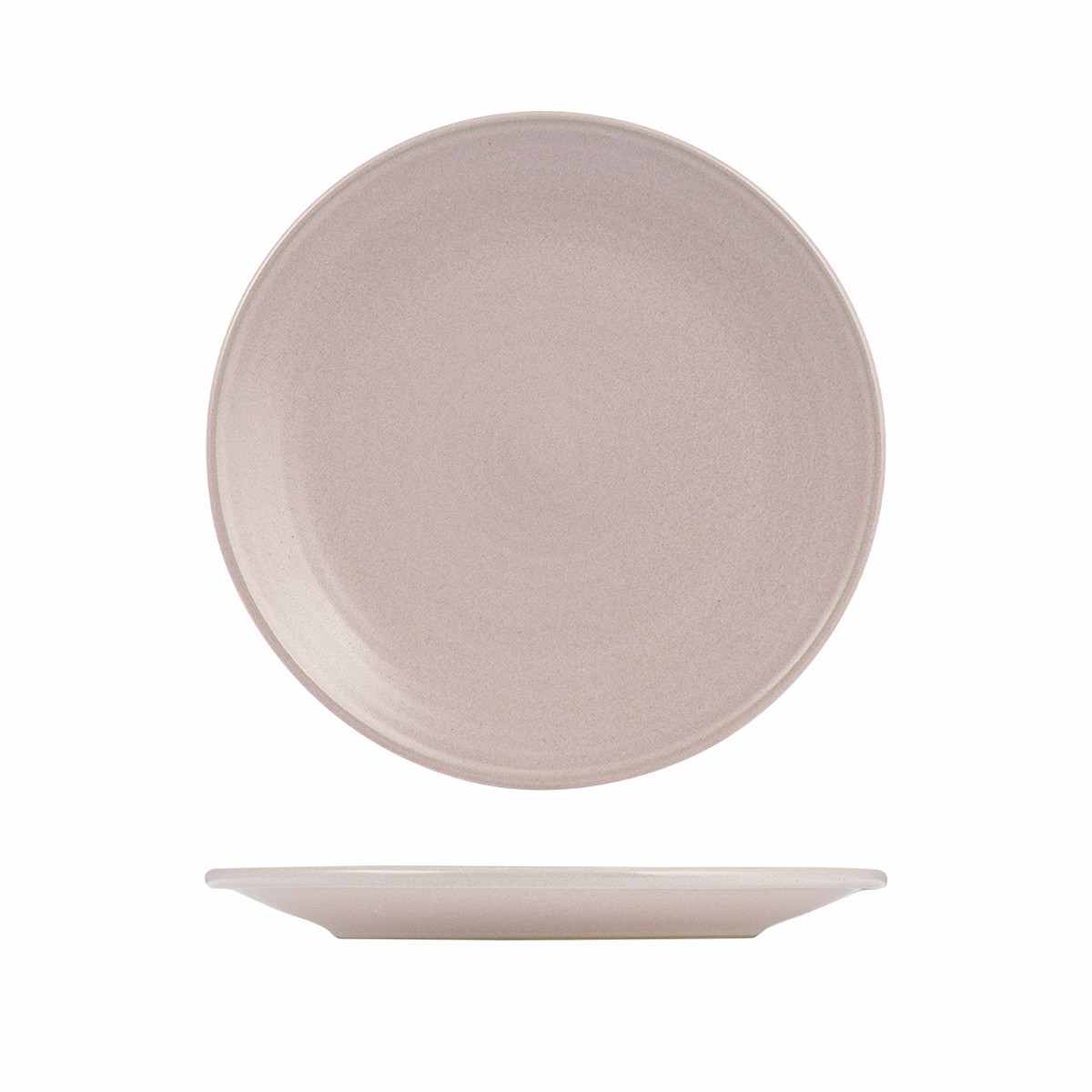 Zuma Pearl Blush - Coupe Plate Ribbed 265mm: Pack of 6