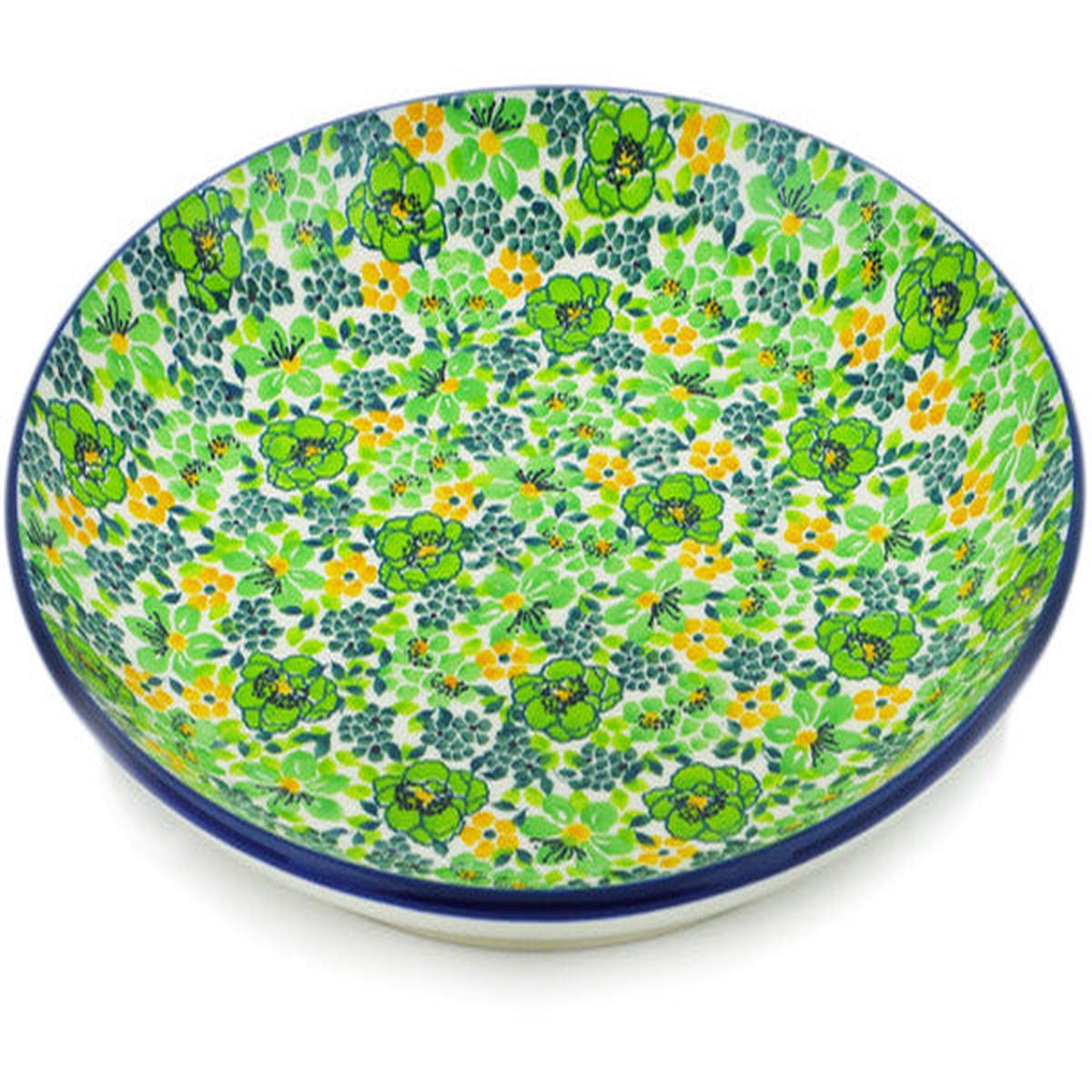 Dinner Plate 10-inch Emerald Park Theme UNIKAT
