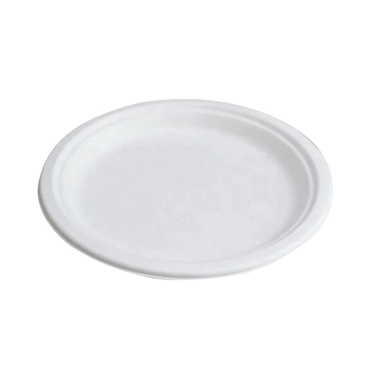 Globe Compostable Plates, White, Sugarcane (1000-pack)