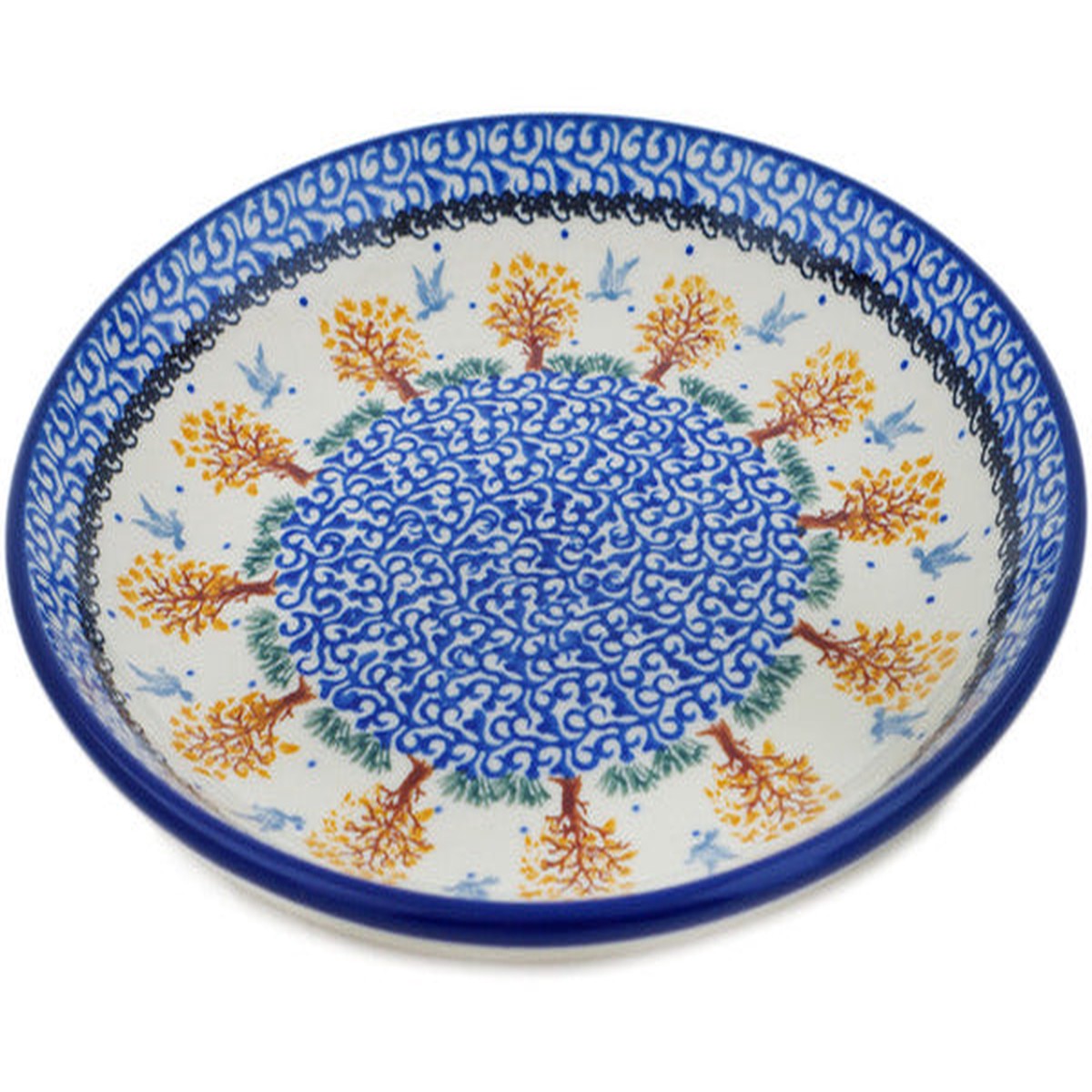 Polish Pottery Dessert Plate Tree Of Life