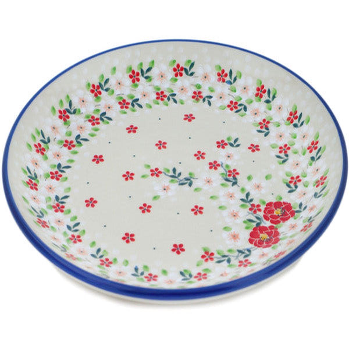 Plate 10" Festive Mistletoe Theme UNIKAT